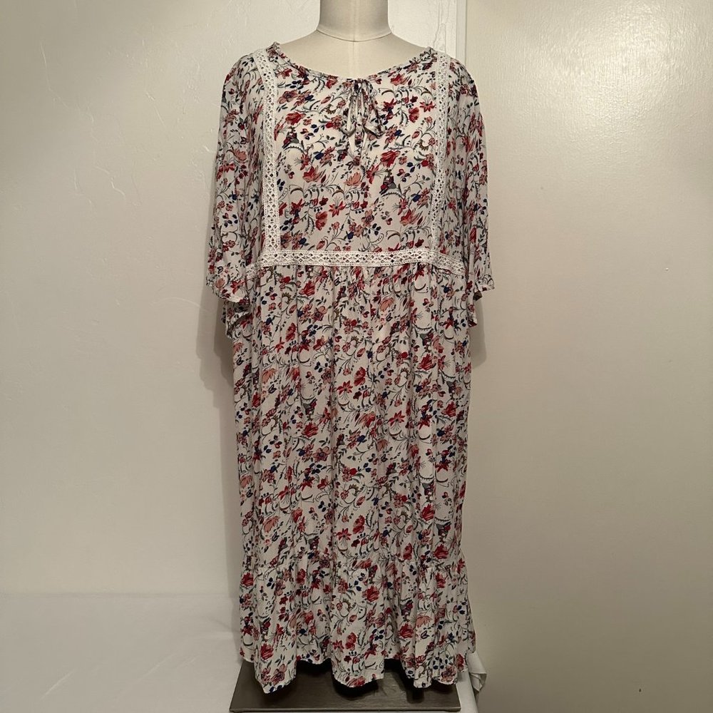 Suzanne Betro 3/4 Sleeve Tunic Dress [WM Sz XL]